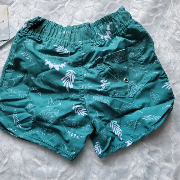Dot Dot Smile Swim Bundle Boy's Blue 2pc Swim Trunks & Rashgard NWT - Picture 5 of 5
